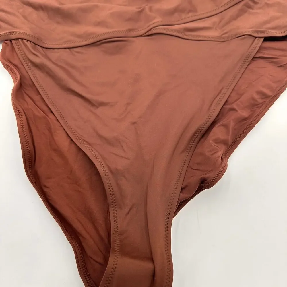 SKIMS brown recycled